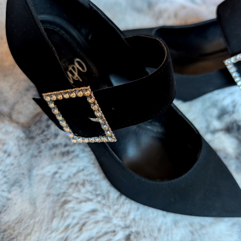 🖤 Women's black suede heels 🖤